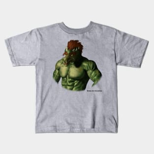 Volcano Troll Adventure Traveler Fantasy Monster Kids T-Shirt